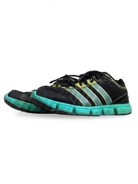 4/$20➡️ adidas Black Teal & Lime Athletic Trainers – Size 9 Women’s GUC